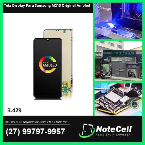 Tela Display Para Samsung M21S Original Amoled- Instalação Expressa!