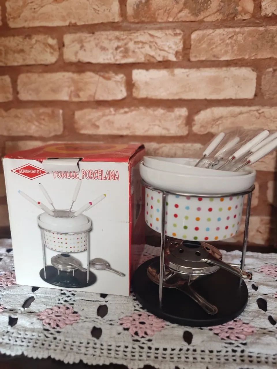 Fondue Porcelana Gerimport - Foto 5