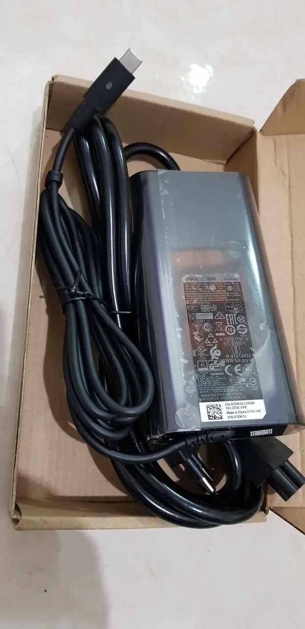 Carregador Dell 90W Type-C Thunderbolt 3  - Foto 2
