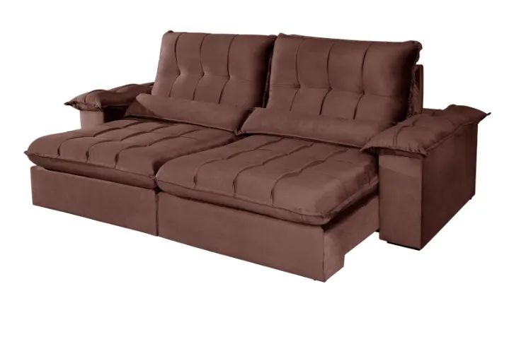 Sofá Retrátil e Reclinável Entrobe - Foto 2