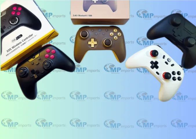 Loja MP Imports: Controle de jogo multiplataforma EasySMX® X05 com joysticks de efeito Hal - Foto 5