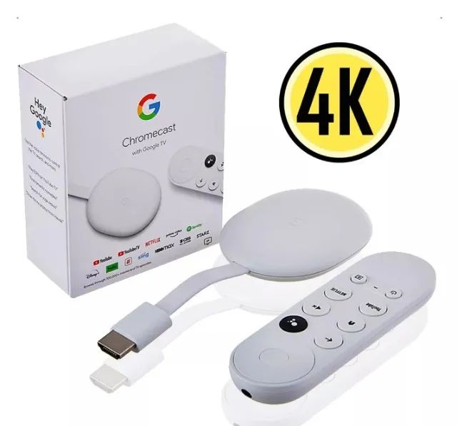 Chromecast 4 4k (Original Google - Lacrado) - Dispositivos de