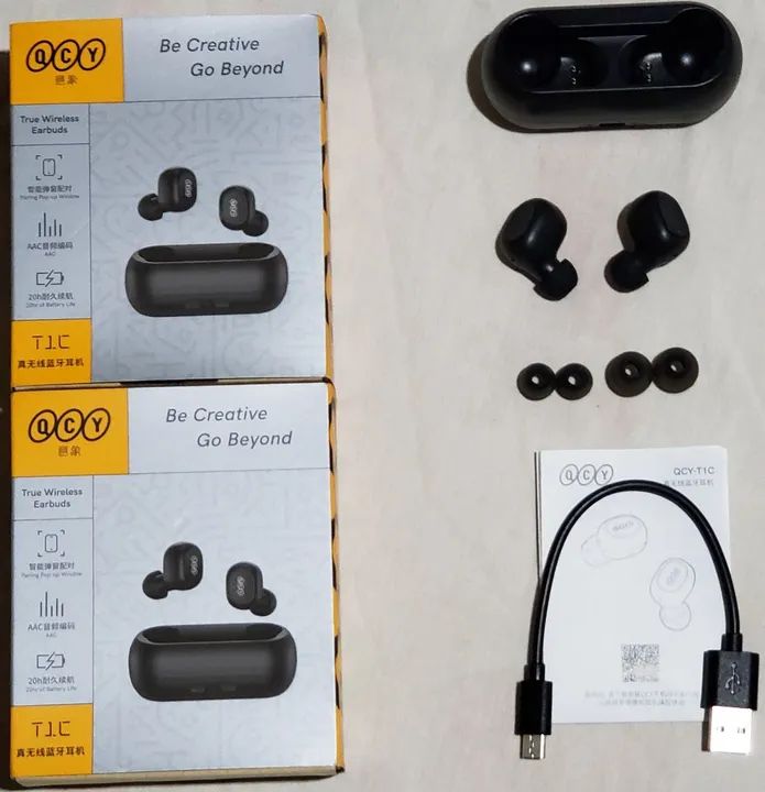 Fone Sem Fio tws Qcy T1c novo original - Foto 6