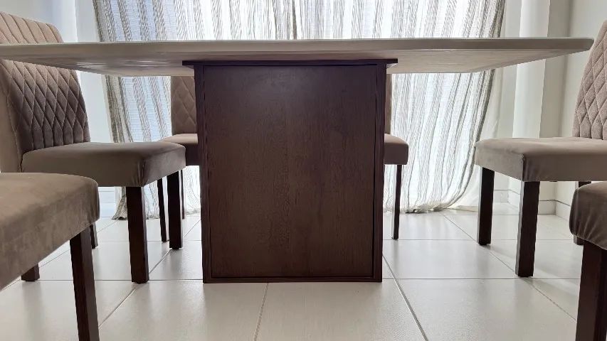 Mesa de jantar com 6 cadeiras - Foto 3