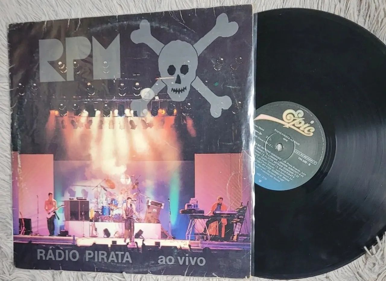 Lp Rádio Pirata, bom estado de conservação. 