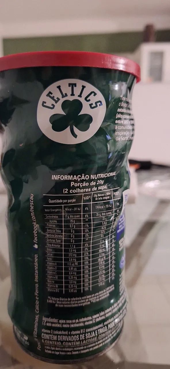 Lata Nescafe Boston Celtics 2019 - Foto 3