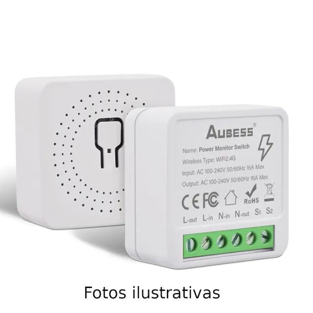 Interruptor Inteligente Wifi 16a com 1 canal para Alexa google assistant Tuya smart life - Foto 5