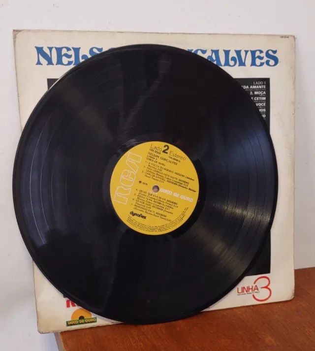 LP Disco de Vinil 12" Nelson Gonçalves Linha 3 Disco de Ouro RCA / Dynaflex 1979 - Foto 3
