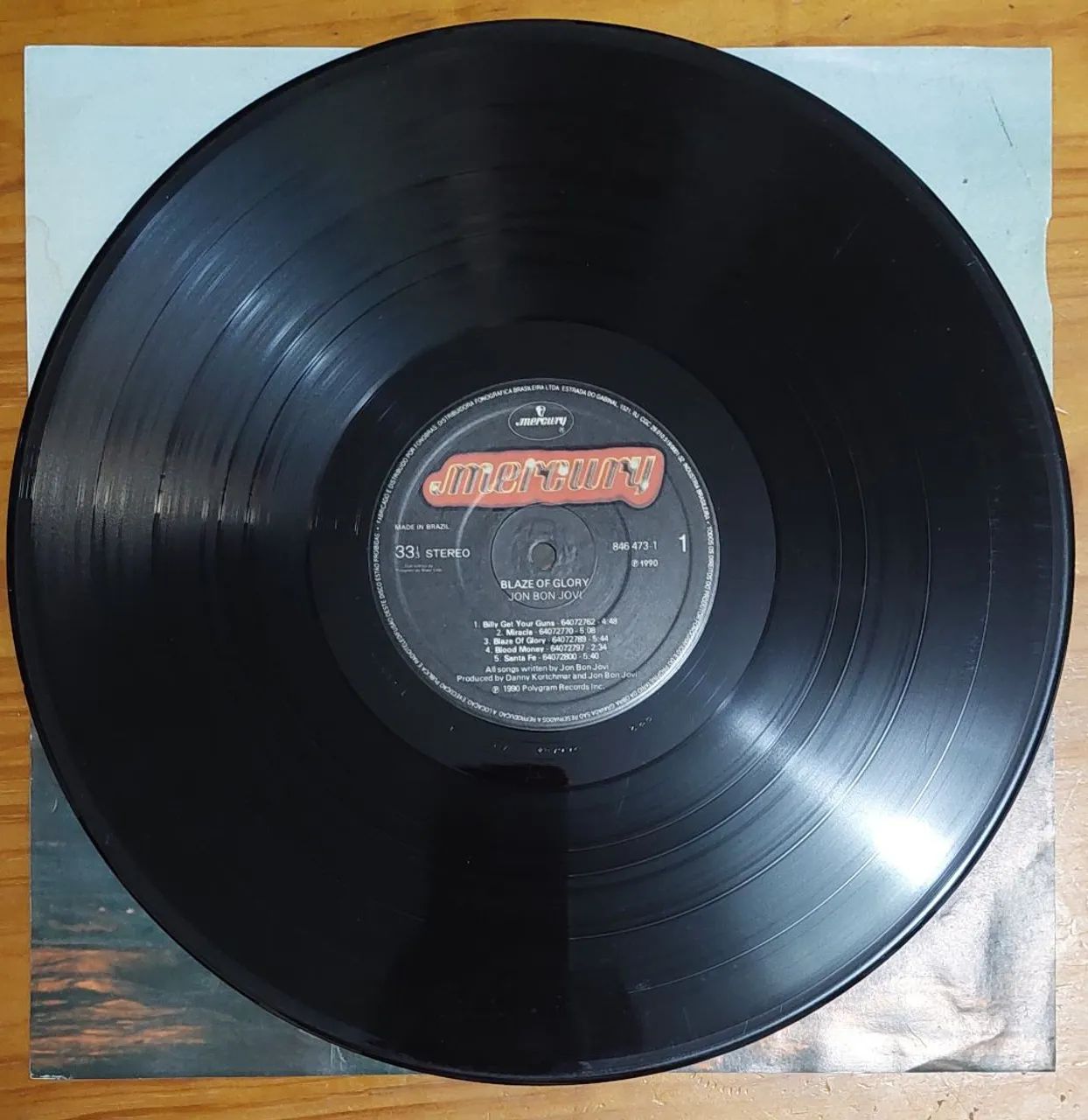 Disco LP Blaze of Glory - Bon Jovi  - Foto 3