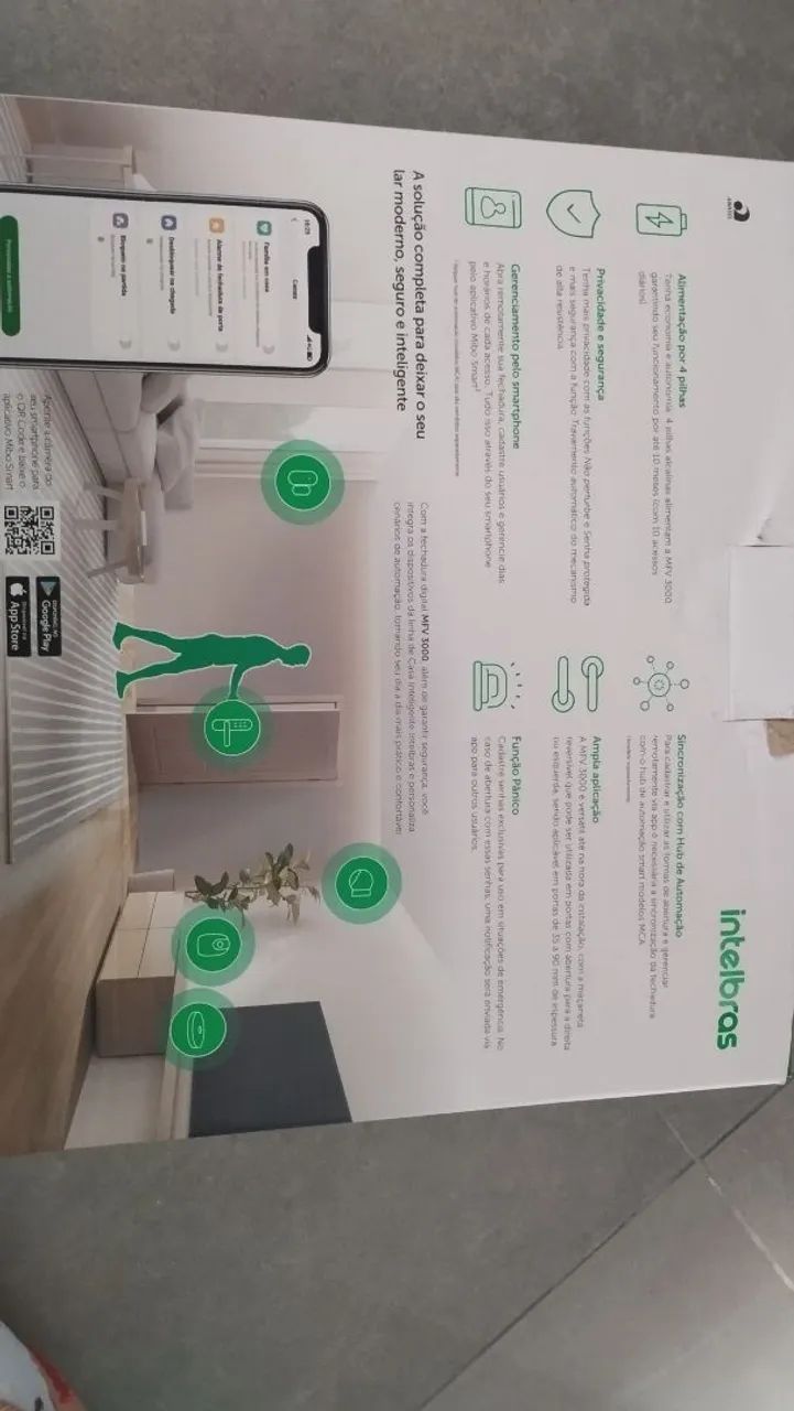 Fechadura Inteligente Intelbras MFV 3000 - Novo - Foto 3