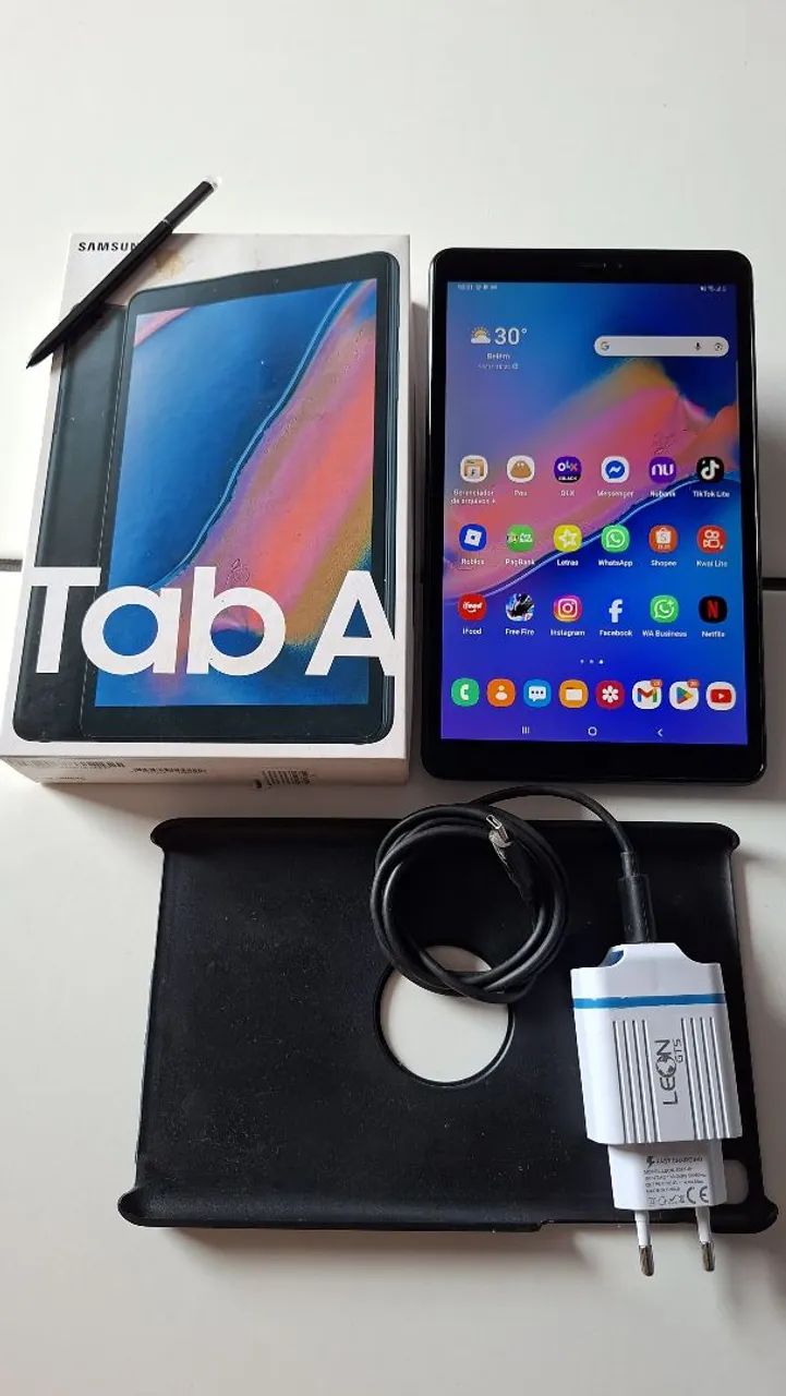 Tablet Samsung Tab A Cm Caneta S Pen 8 poleg 32Gigas e chip 4G