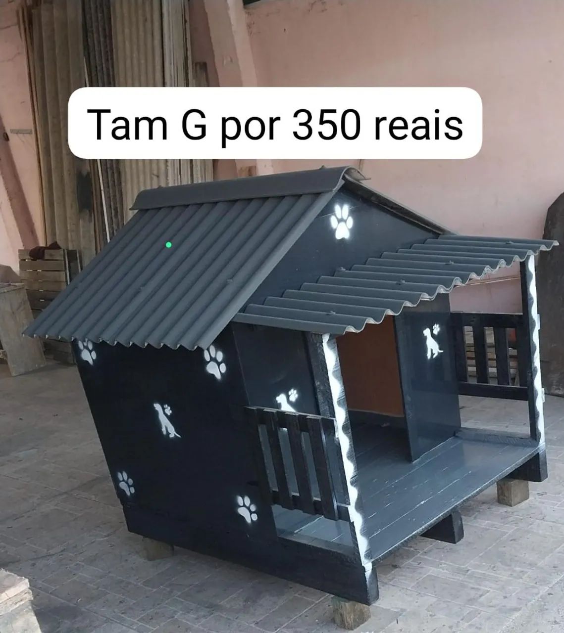 Casinha para cachorro apartir de 200,00 já incluso pintura e varanda  - Foto 2