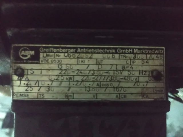Motor trifásico modo redutor 1 hp - Foto 4