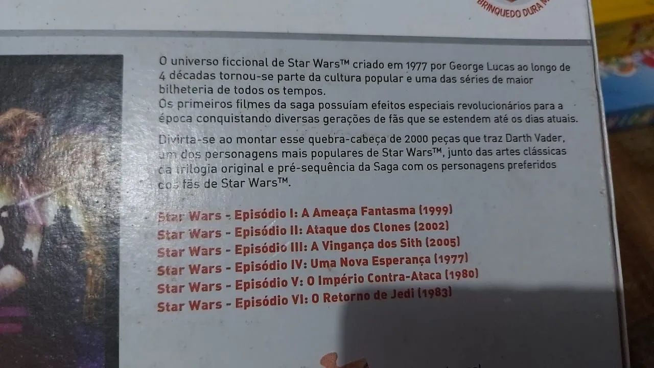 Quebra-cabeça Star Wars 2000 peças. - Foto 5