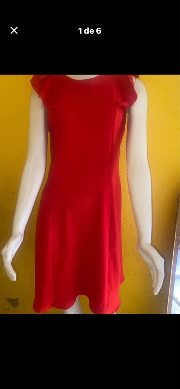 Vestido vermelho M/G - Foto 2