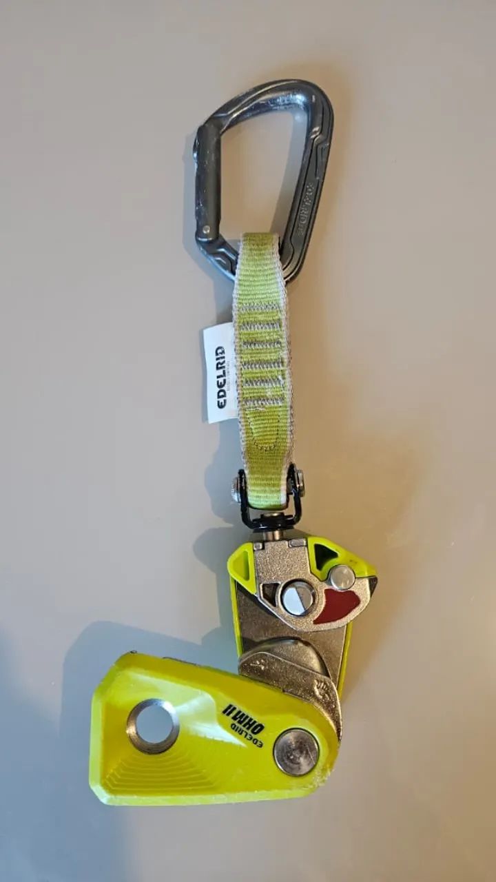 Freio de segurança Edelrid Ohm ii para escalada - Foto 2