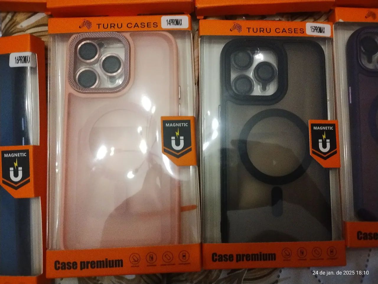 Capas Magnéticas para iPhone 14 Pro Max e 15 Pro Max