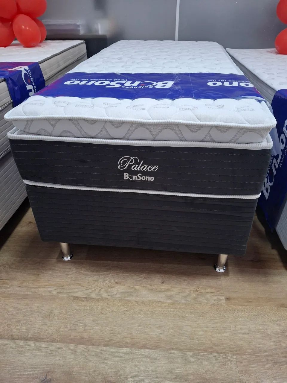 Conjunto Box solteiro bon sono molas ensacadas 