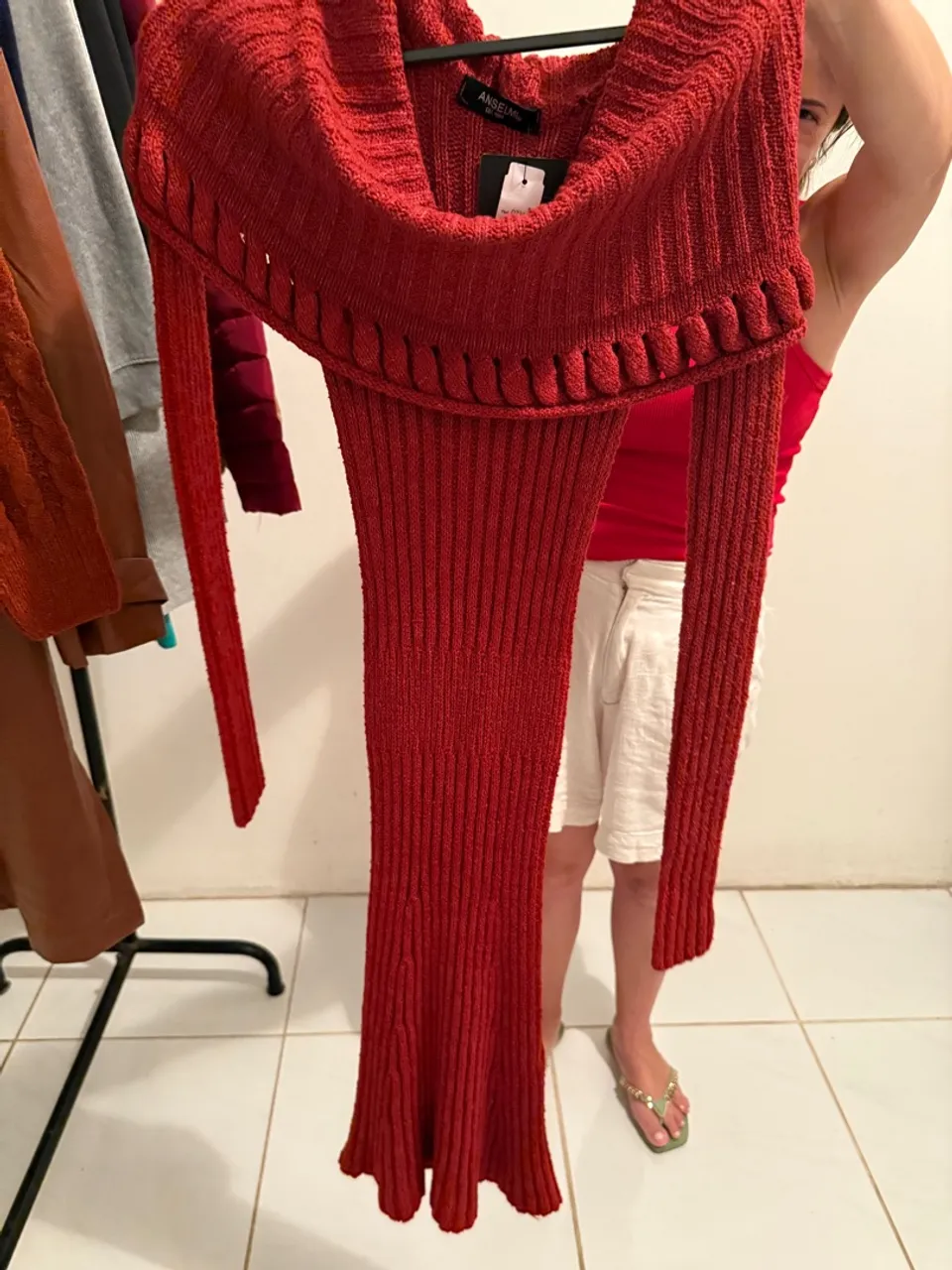 Vestido Anselmi de malha