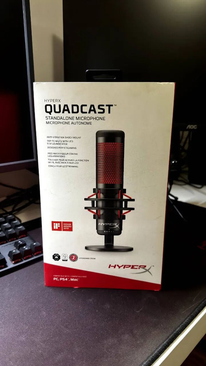 Microfone HyperX Quadcast