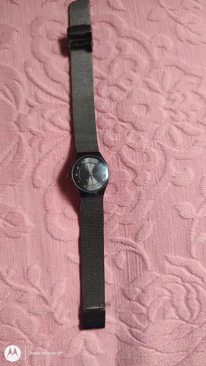 Relógio masculino  Skagen Preto - Foto 2