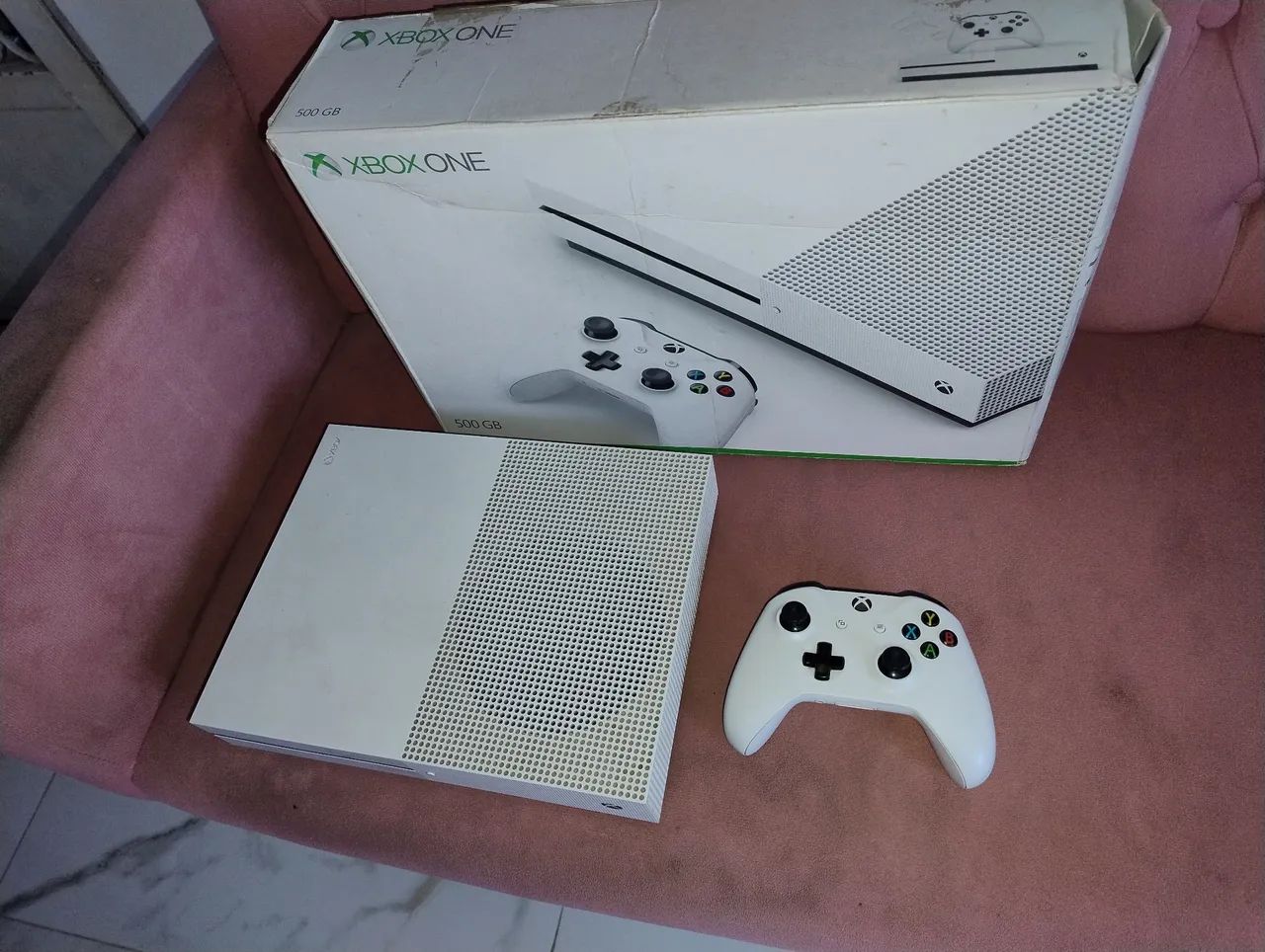 Xbox One 500GB Branco - Console de Vídeo Game