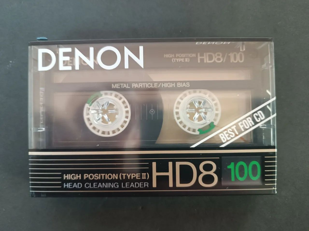 Fita K7 denon hd8 100 min type II lacrada 