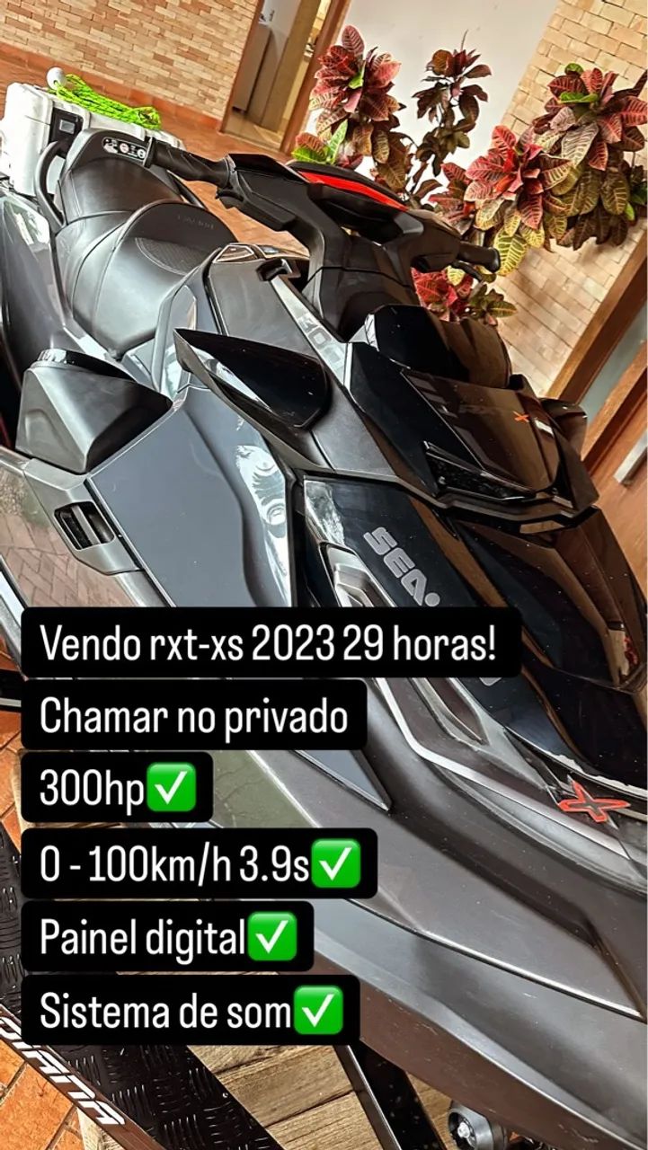 Jet ski rxtx 300 hp ano 2023 33 horas  - Foto 8