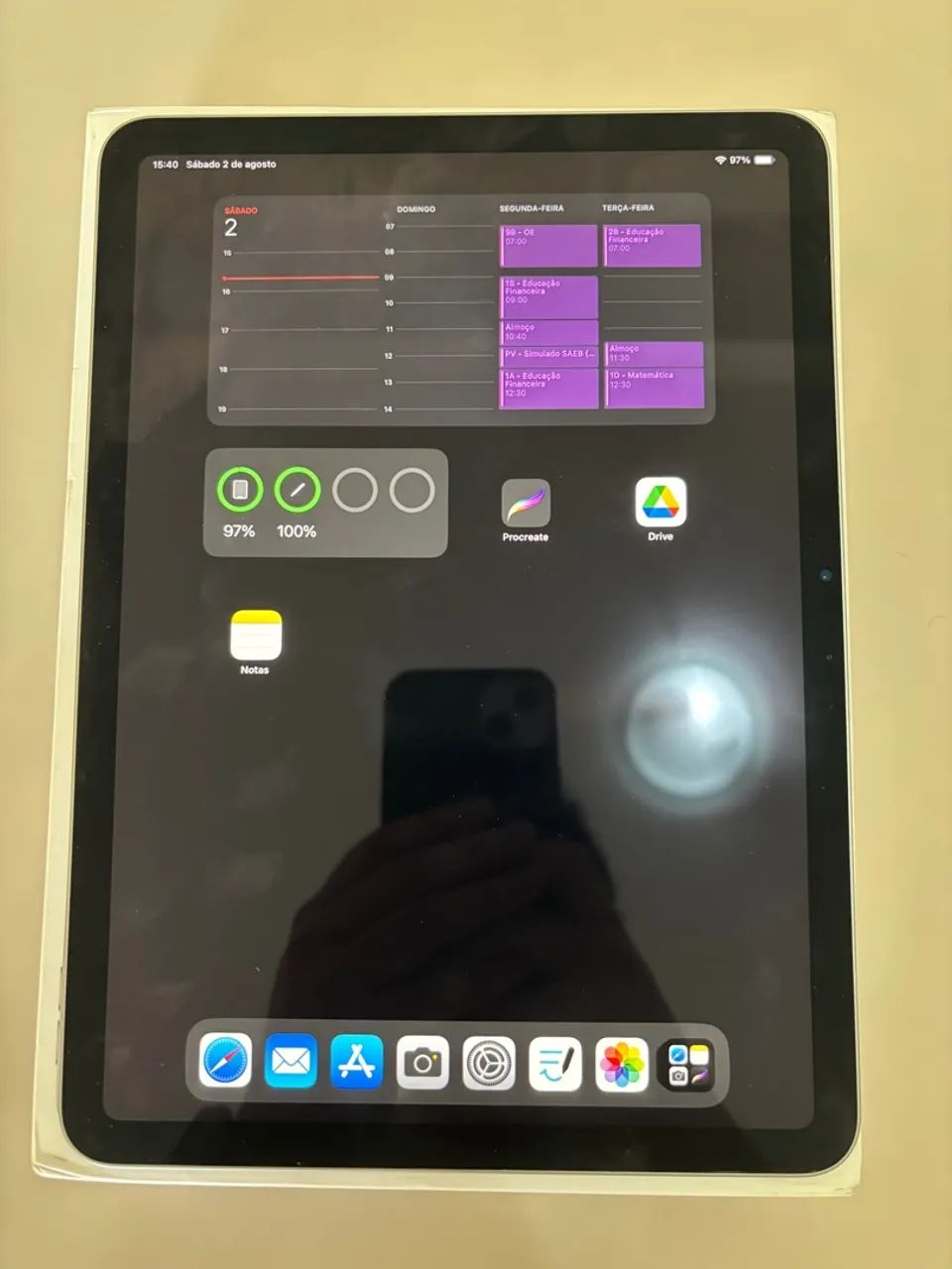 IPad Air M3 (2025) + Apple Pencil PRO (CAIXA ABERTA APENAS