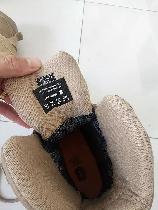 Botas Táticas Invictus - Tamanho 40 - Foto 6
