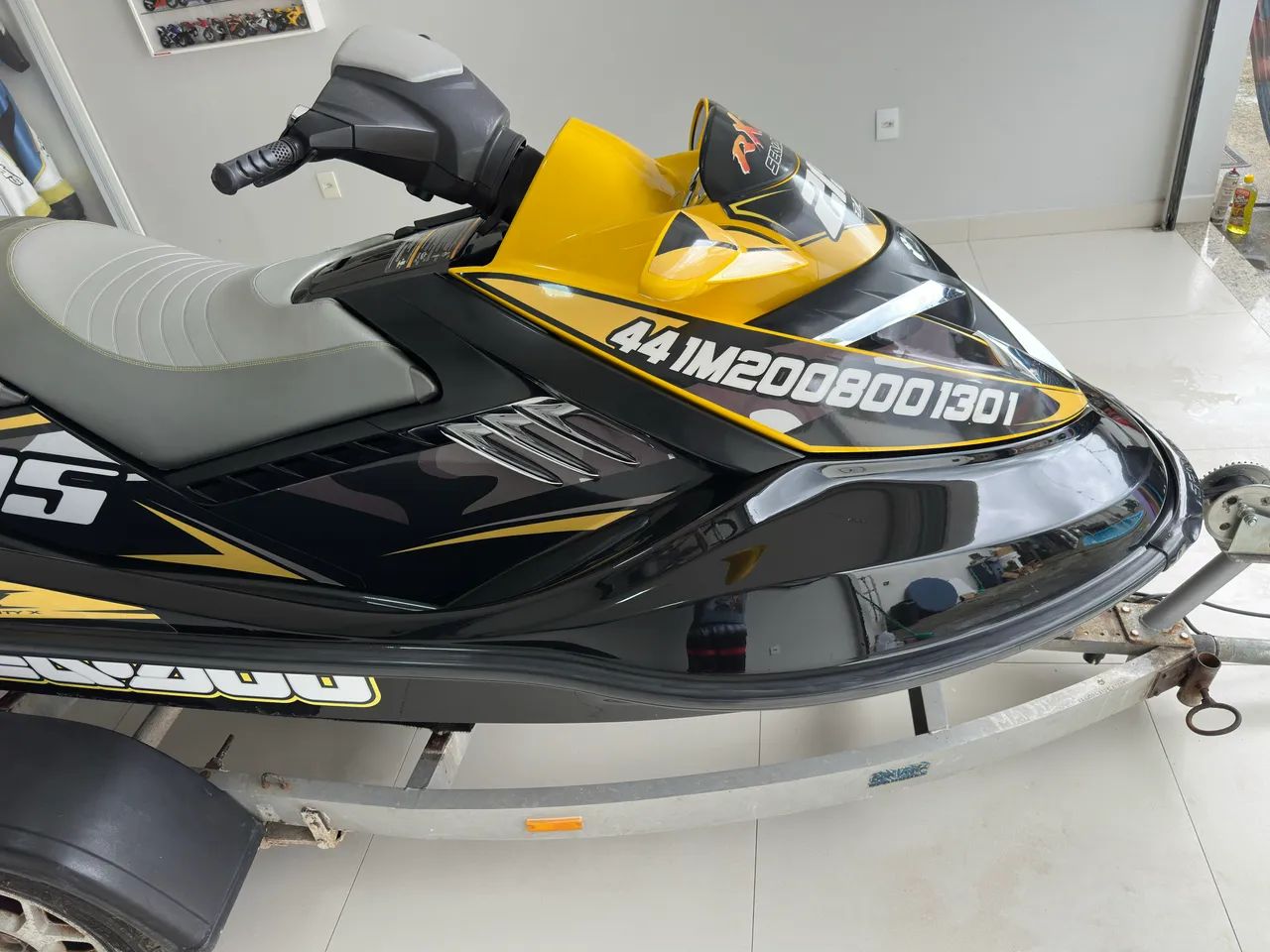 Jet ski Sea Doo rxt 215 ano 2007 com carretinha  - Foto 9