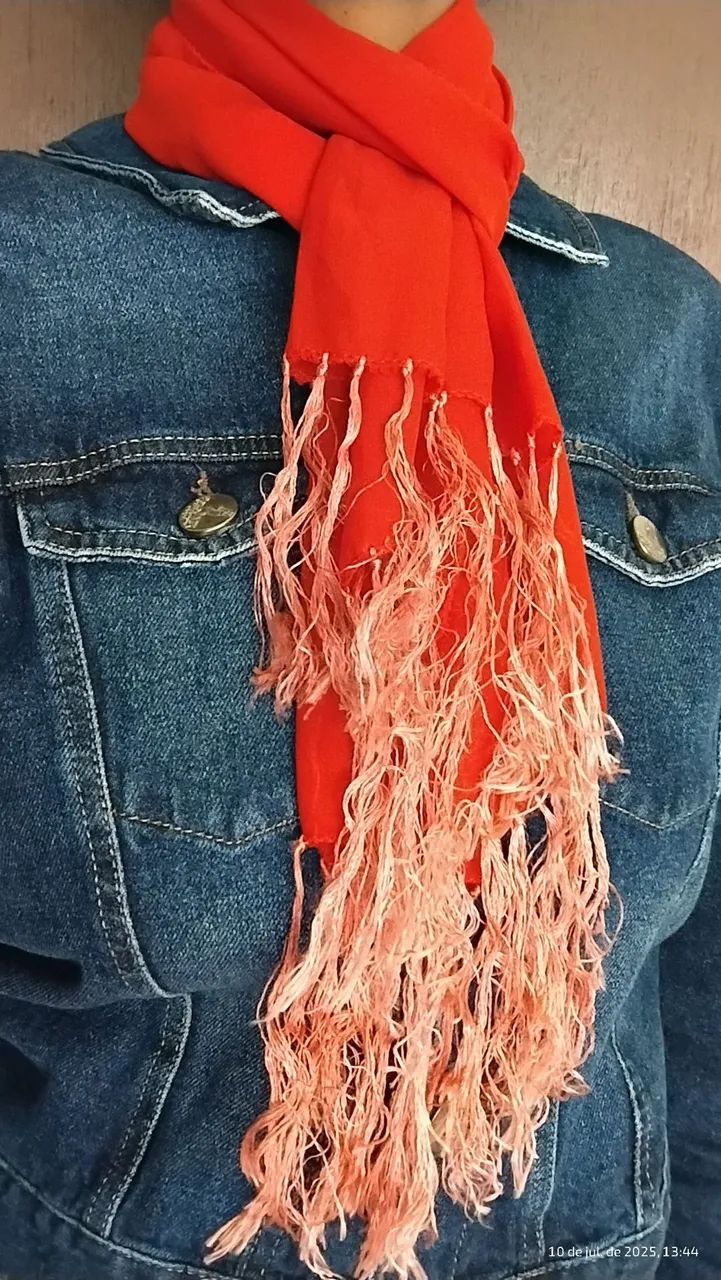 Lenço  vermelho - Foto 4