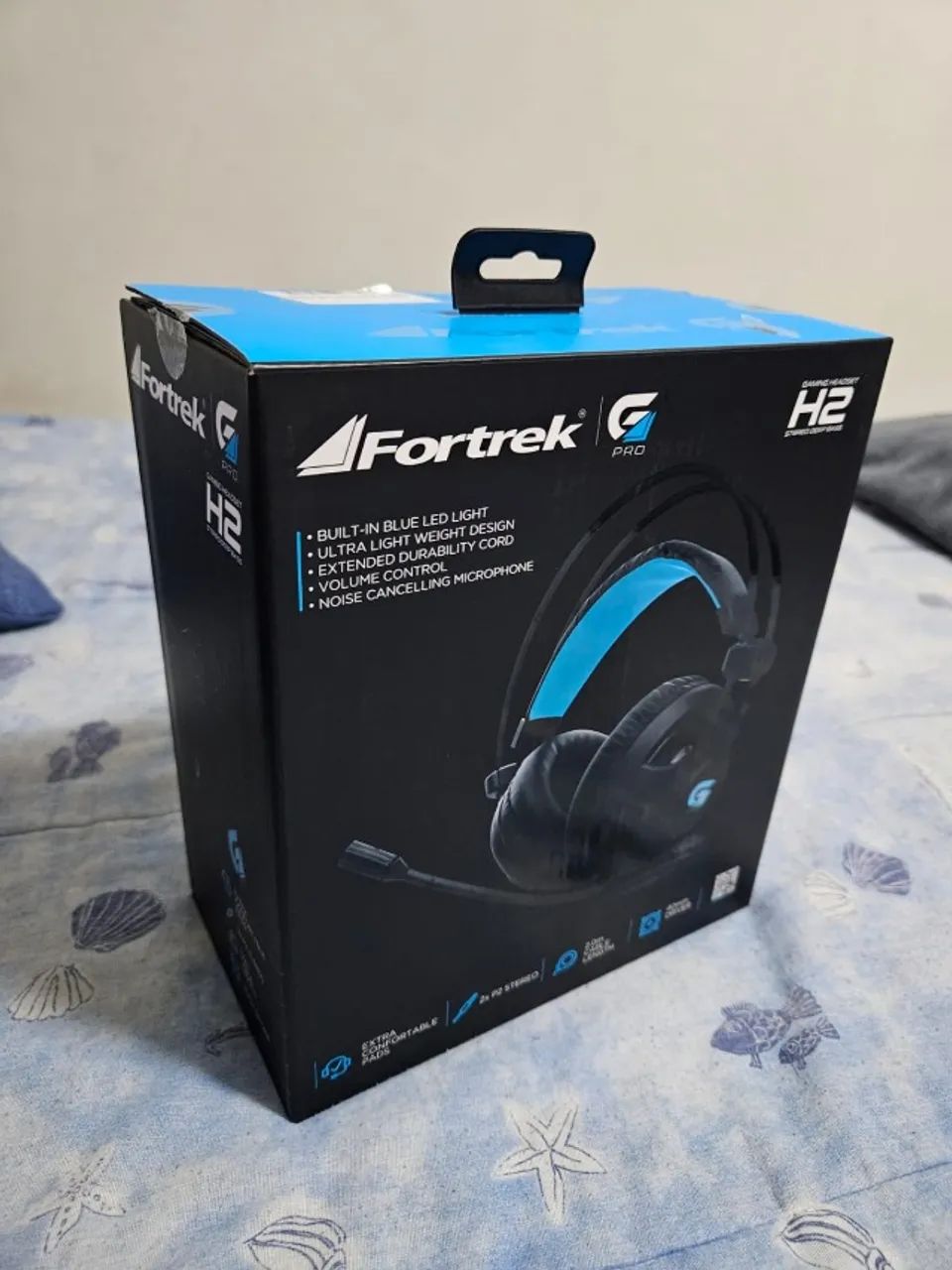 Headset Gamer Fortrek PRO H2 com LED Azul - Entrada P2 - Foto 5