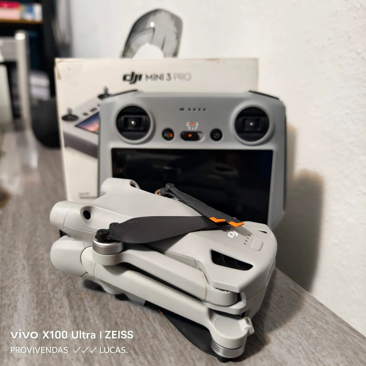 drone DJI Mini 3 Pro RC com câmera 4K cinza 5.8GHz 1 bateria ACT TROCA E CARTÃO. - Foto 5