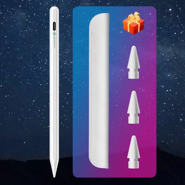 Caneta para ipad Goojodoq - Apple pencil - Palm Rejection
