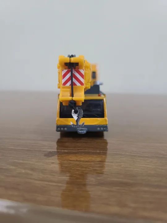 Carrinho Miniatura Caminhão Guindaste Liebherr LTM 400T Siko Diecast Metal 1:87 - Foto 5