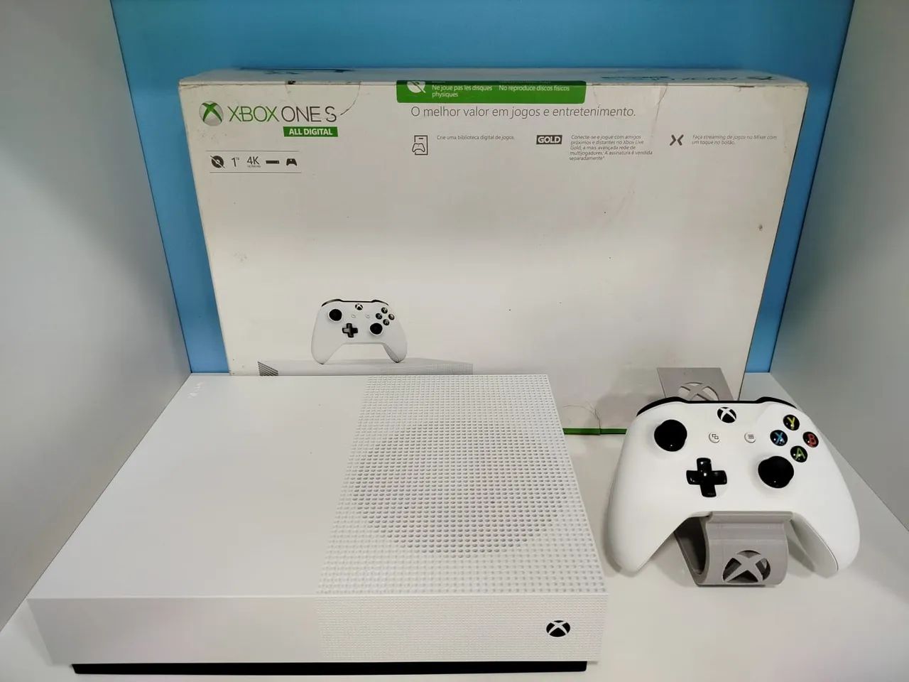  Xbox One S 1 tb edição ALL Digital novinho (Aceito Cartão em até 12x ).