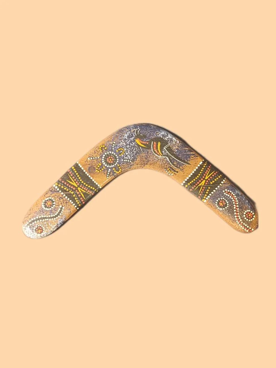 Black Friday Boomerang decoração Origem Austrália 30 cm artesanato