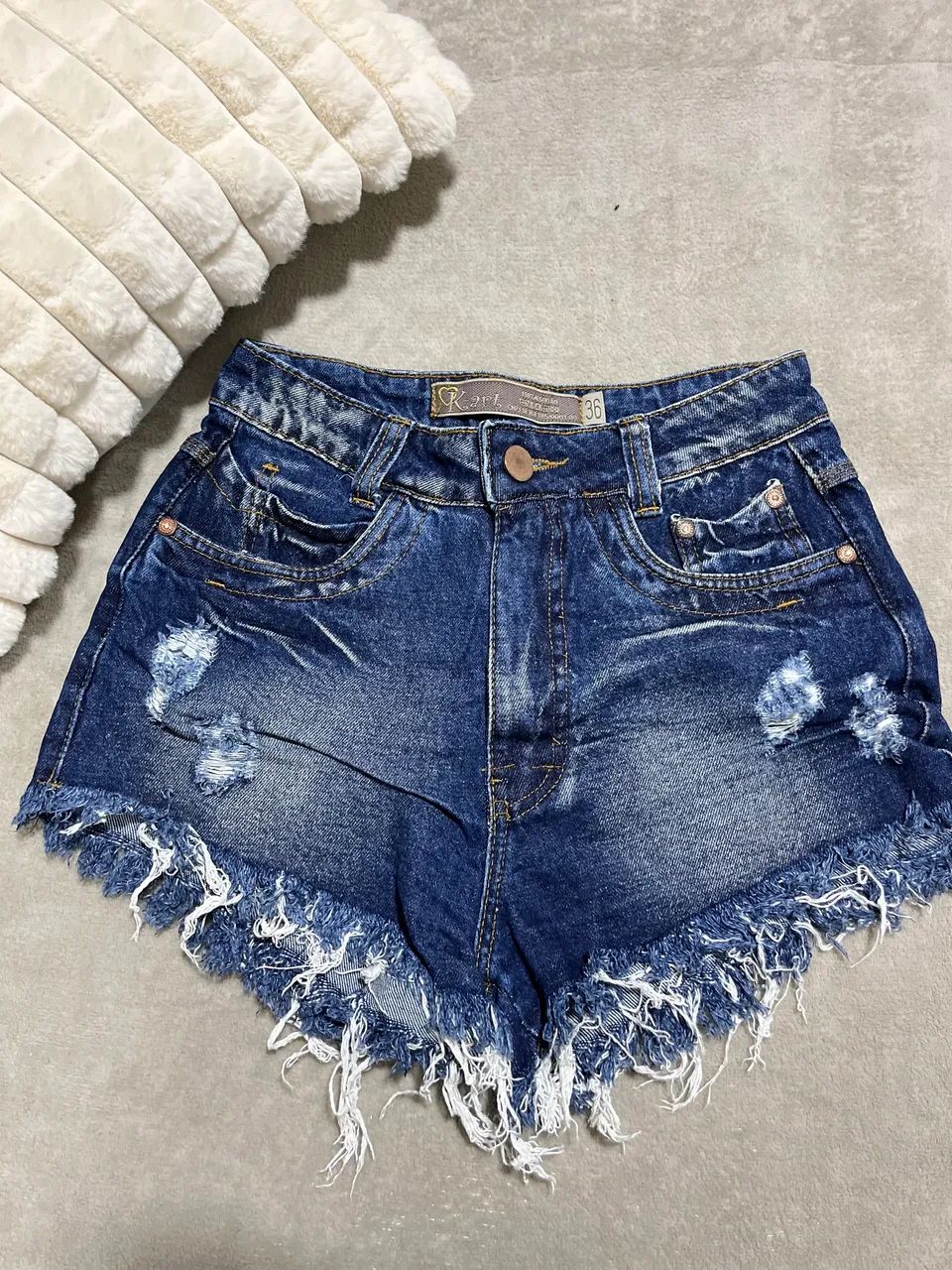 Short jeans feminino