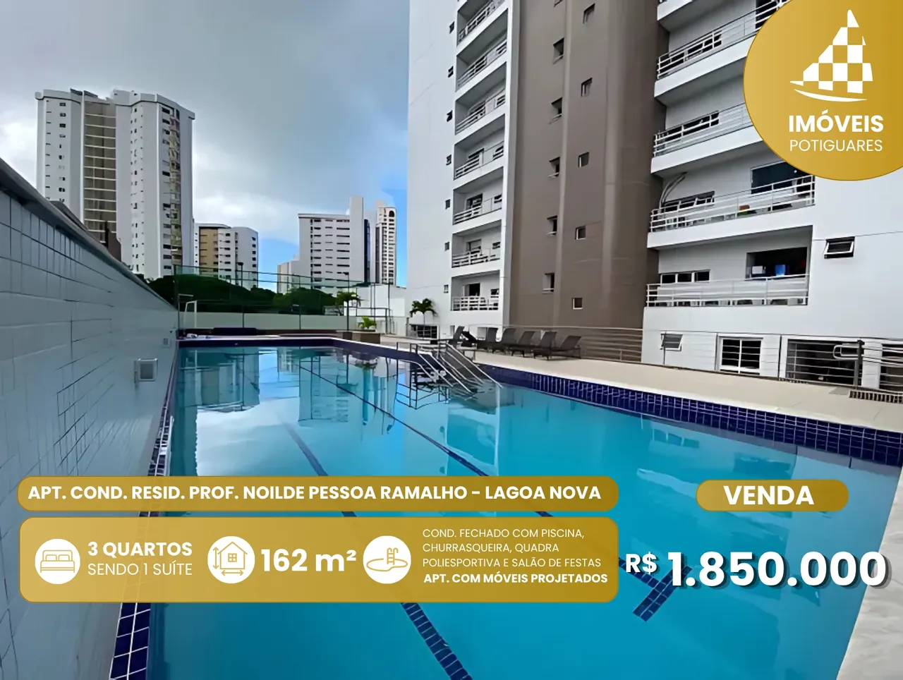 Imóvel para venda com 162 metros quadrados com 3 quartos em Petrópolis - Natal - RN