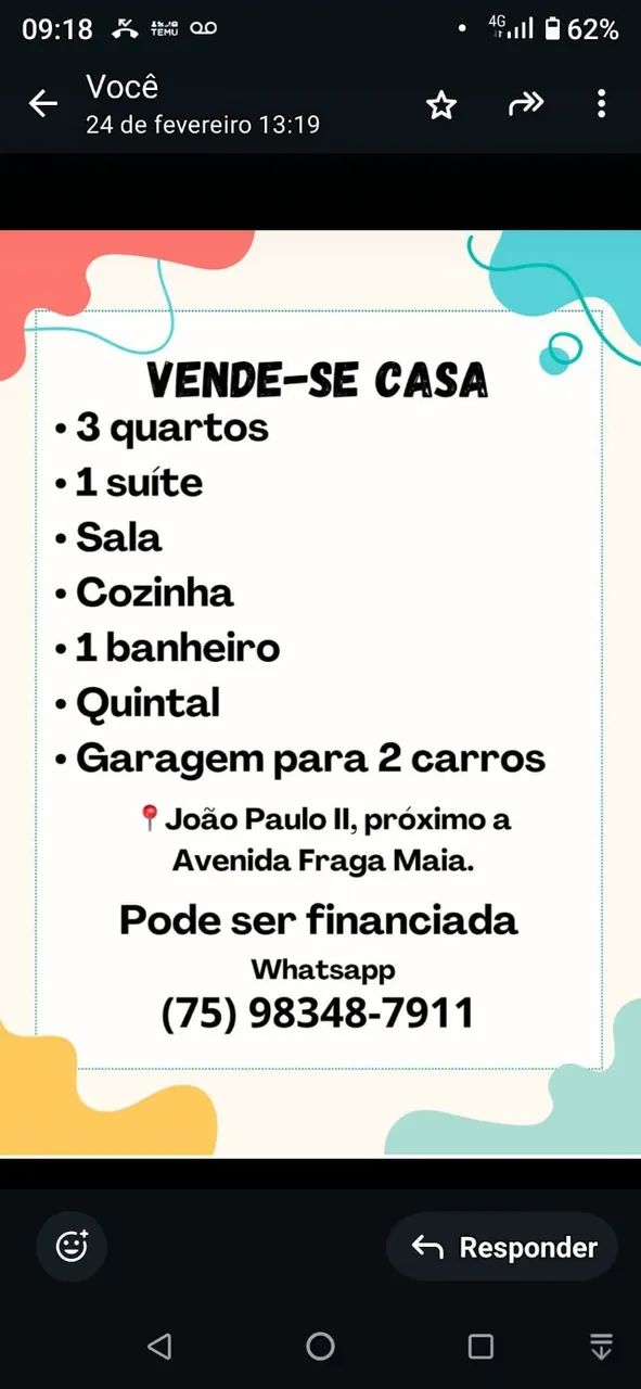 Casa perto da Fraga Maia, financia, e troco tbm - Foto 2
