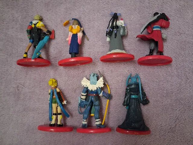 Final Fantasy X, Bonecos Promocionais Coca Cola, Miniatura oficial, Squaresoft - Foto 2