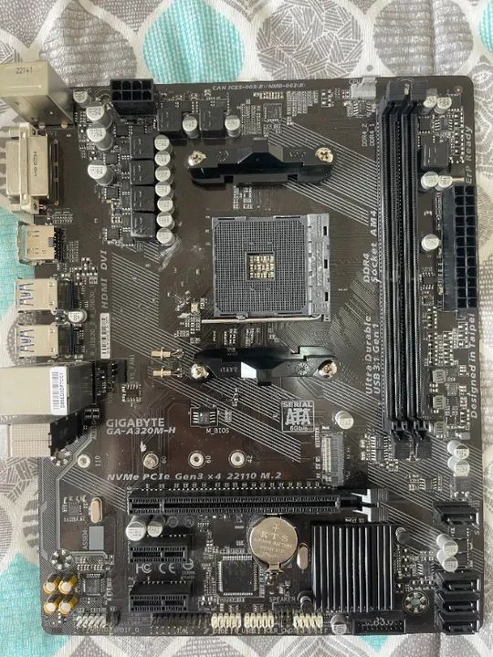 Processador Ryzen 5 4500 + 2x RAM 8GB DDR4 + Placa de Vídeo RX 570 4GB XFX - Foto 5