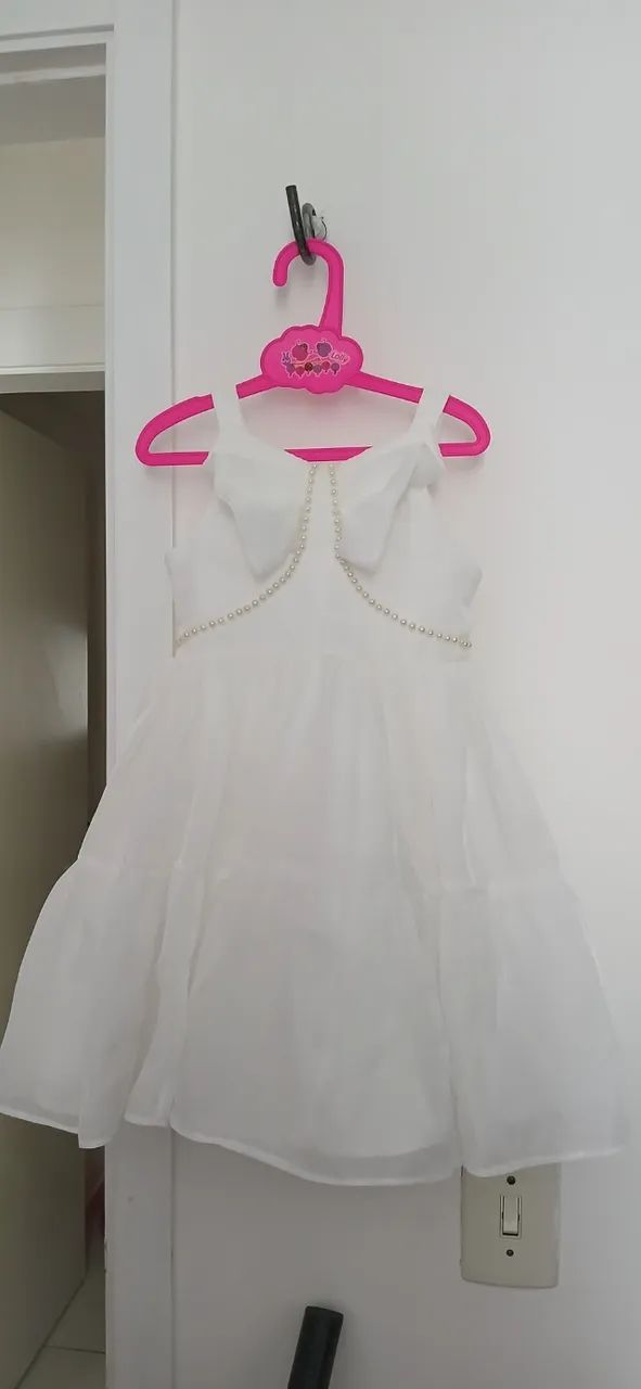 Vestido Branco Infantil