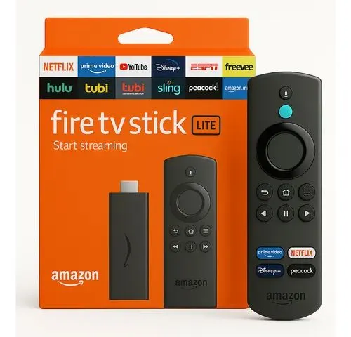 Fire TV Stick Lite - Novo - Streaming de alta qualidade