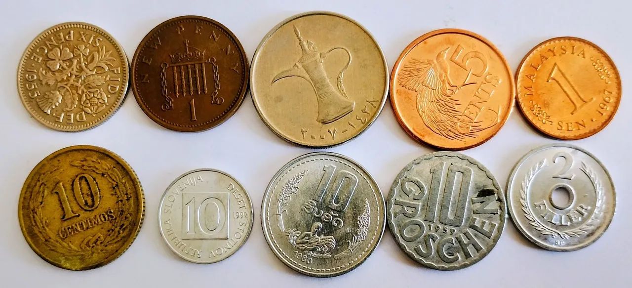10 moedas do mundo antigas  - Foto 3