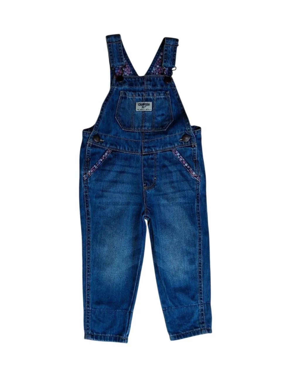 Macacão jeans meninas Oshkosh 