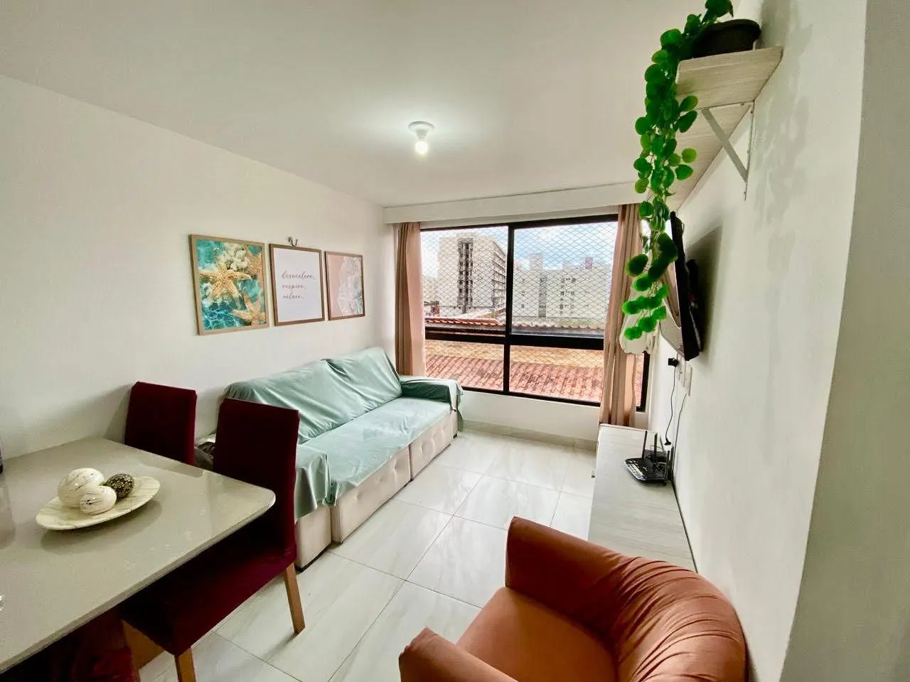 Apartamento novo mobiliado 2 quartos em ponta de campina