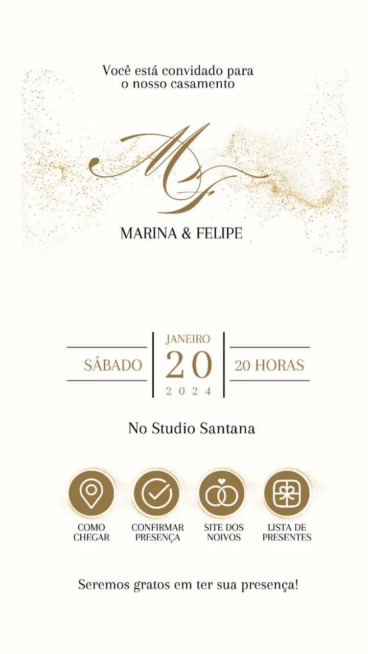 Convites de Casamento e Aniversário Personalizados e Interativos