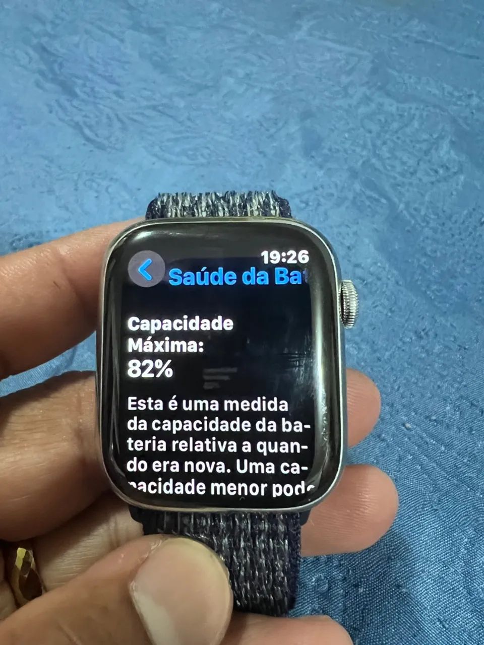 Apple Watch Series 7 45mm Prata - seminovo  - Foto 3